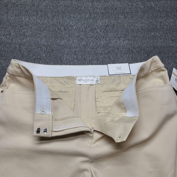 Rafaella Pants Womens‎ 12 Beige Curvy Ankle Stretch Career Office Straight Leg - Picture 4 of 9